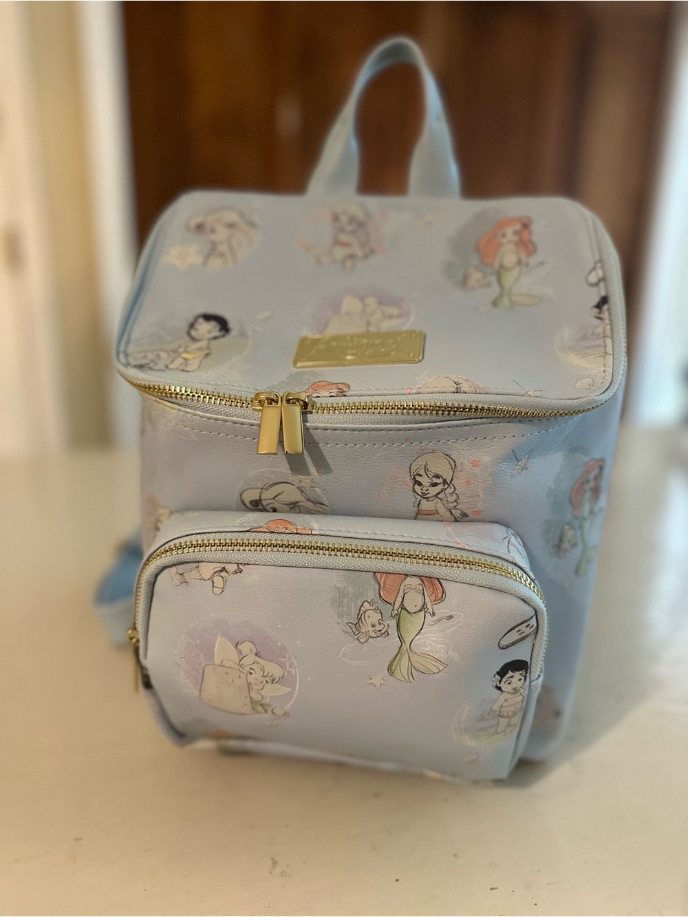 Disney Animators Collection Baby Princesses Backpack EUC